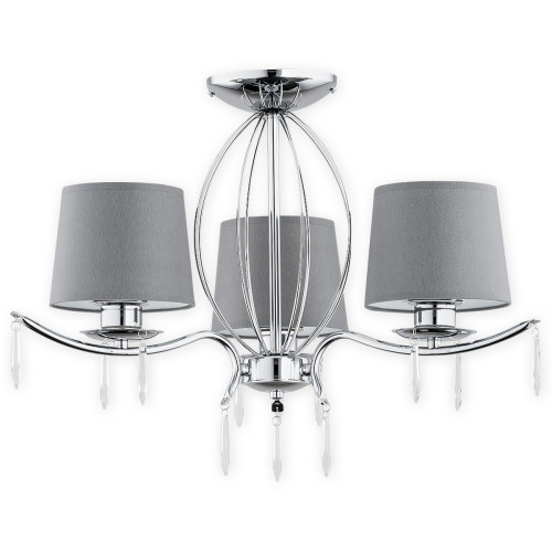 Люстра Lemir Lighting O2483 W3 CH Agila chrom E27 3x60W IP20