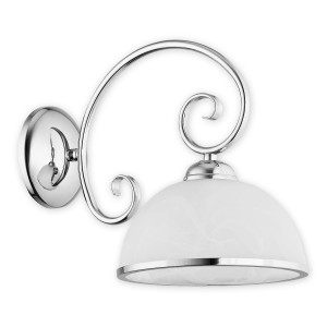 Бра Lemir Lighting O2490 K1 CH Indra chrom E27 1x60W IP20