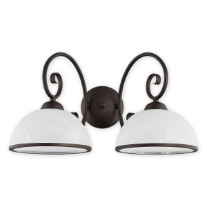 Бра Lemir Lighting O2491 K2 RW Indra rdza wenge E27 2x60W IP20