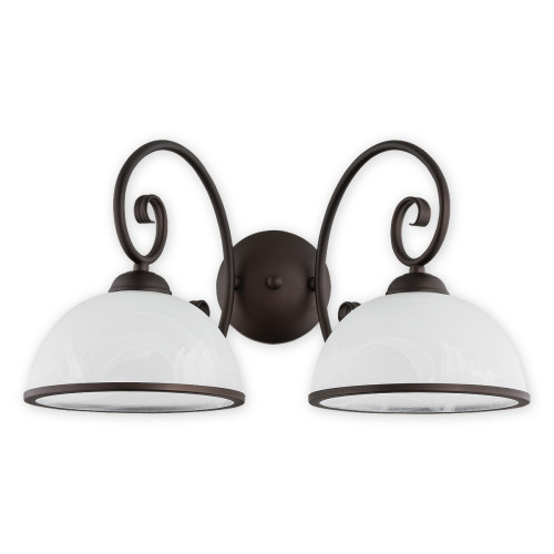 Бра Lemir Lighting O2491 K2 RW Indra rdza wenge E27 2x60W IP20