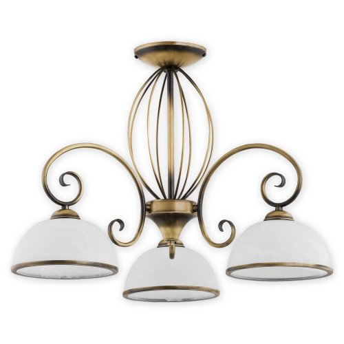 Люстра Lemir Lighting O2493 W3 PAT Indra patyna E27 3x60W IP20
