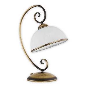 Настільна лампа Lemir Lighting O2498 L1 PAT Indra patyna E27 1x60W IP20