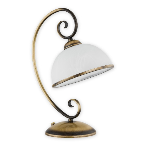 Настільна лампа Lemir Lighting O2498 L1 PAT Indra patyna E27 1x60W IP20