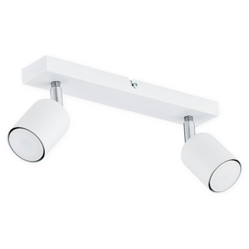 Спот Lemir Lighting O2622 P2 BIA Denis biały matowy GU10 2x40W IP20