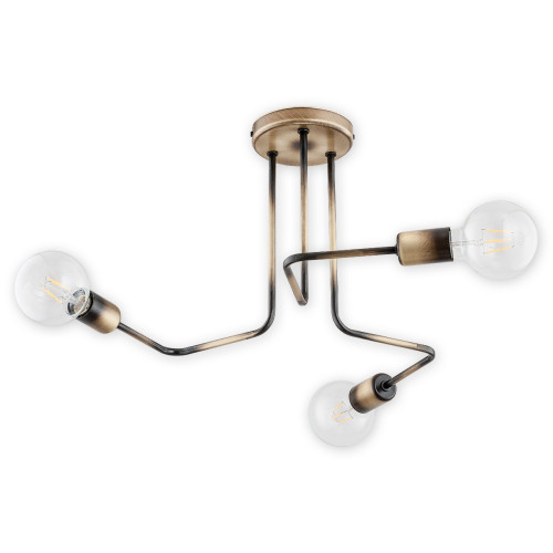 Люстра Lemir Lighting O2743 W3 PAT Pixi patyna E27 3x60W IP20