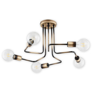 Люстра Lemir Lighting O2745 W5 PAT Pixi patyna E27 5x60W IP20