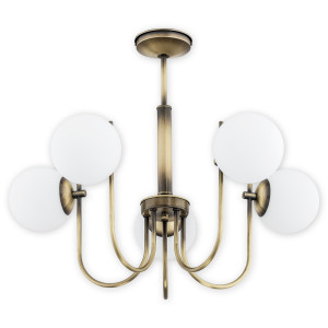 Люстра Lemir Lighting O2855 W5 PAT Ape patyna E14 5x40W IP20