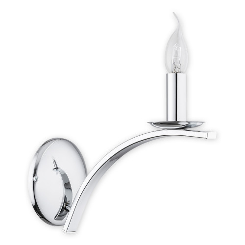 Бра Lemir Lighting O2860 K1 CH Kapra chrom E14 1x60W IP20