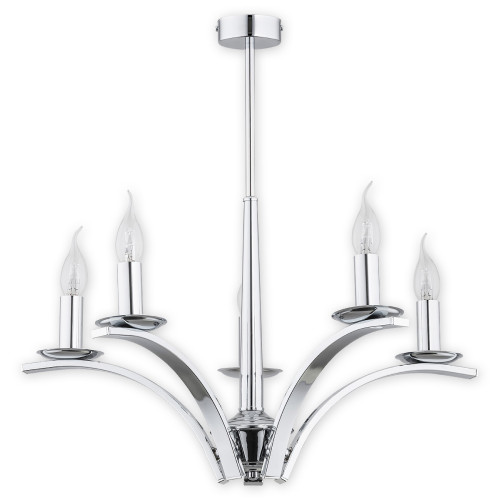 Люстра Lemir Lighting O2865 W5 CH Kapra chrom E14 5x60W IP20