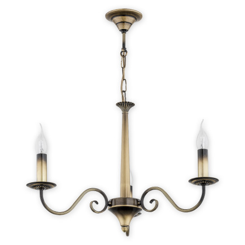 Люстра Lemir Lighting O2893 W3 PAT Asti patyna E14 3x60W IP20