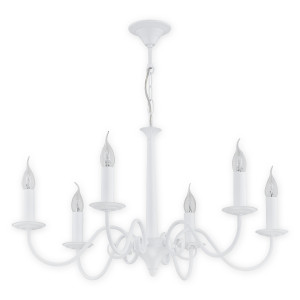 Люстра Lemir Lighting O2896 W6 BIA Asti biały matowy E14 6x60W IP20