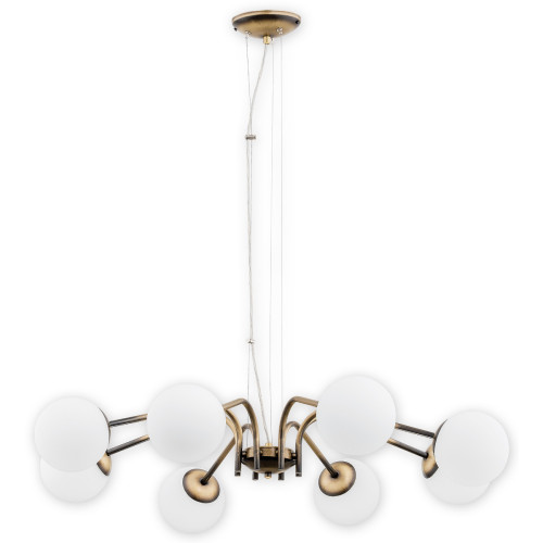 Люстра Lemir Lighting O2907 W8 PAT Nol patyna E14 8x40W IP20