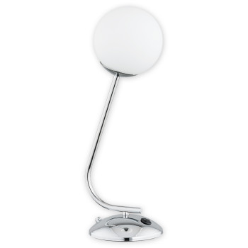 Настільна лампа Lemir Lighting O2908 L1 CH Nol chrom E14 1x40W IP20