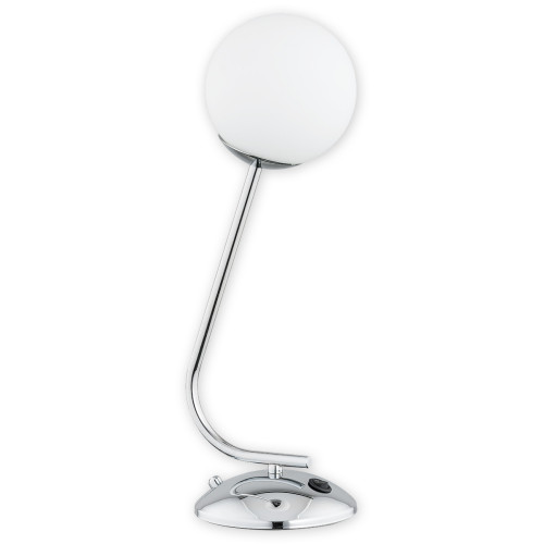 Настільна лампа Lemir Lighting O2908 L1 CH Nol chrom E14 1x40W IP20