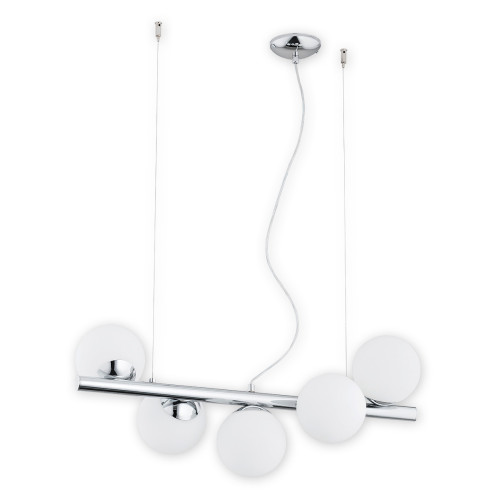 Люстра підвісна Lemir Lighting O2915 W5 CH Osso chrom E14 5x40W IP20