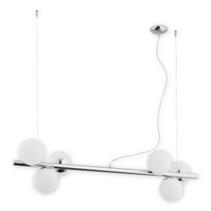 Люстра підвісна Lemir Lighting O2916 W6 CH Osso chrom E14 6x40W IP20