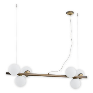 Люстра підвісна Lemir Lighting O2916 W6 PAT Osso patyna E14 6x40W IP20