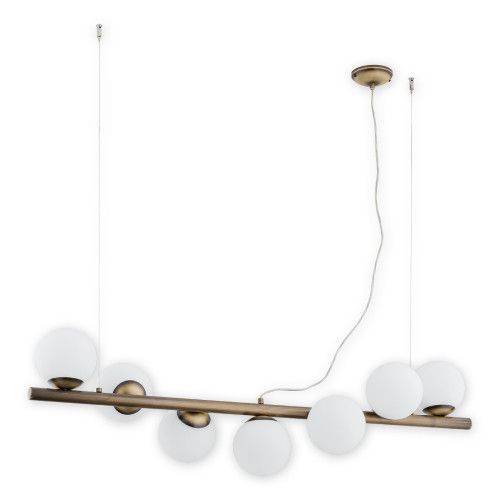 Люстра підвісна Lemir Lighting O2917 W7 PAT Osso patyna E14 7x40W IP20