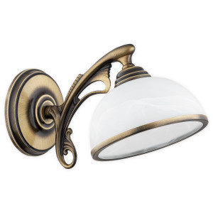 Бра Lemir Lighting O3160 K1 PAT Hermes patyna E27 1x60W IP20