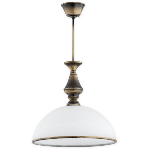 Підвісна люстра Lemir Lighting O3167 W1 PAT Hermes patyna E27 1x60W IP20