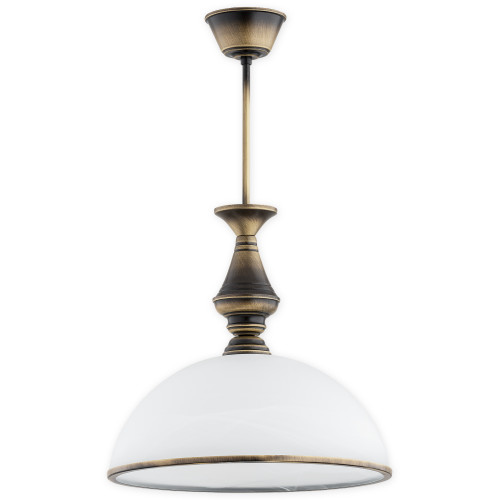 Підвісна люстра Lemir Lighting O3167 W1 PAT Hermes patyna E27 1x60W IP20