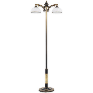 Торшер Lemir Lighting O3169 L2 PAT Hermes patyna E27 2x60W IP20
