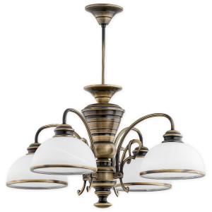 Люстра Lemir Lighting O3174 W4 PAT Lambda patyna E27 4x60W IP20