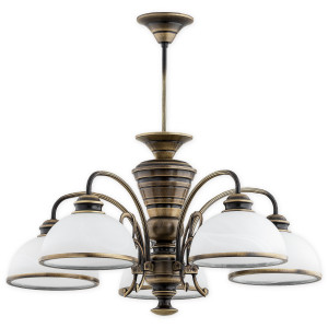 Люстра Lemir Lighting O3175 W5 PAT Lambda patyna E27 5x60W IP20