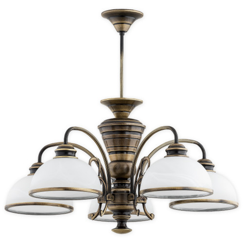 Люстра Lemir Lighting O3175 W5 PAT Lambda patyna E27 5x60W IP20