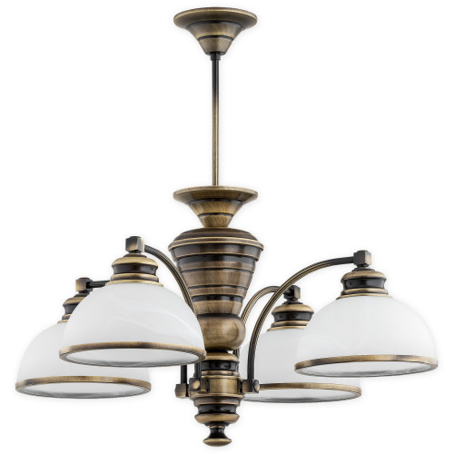 Люстра Lemir Lighting O3184 W4 PAT Pelion patyna E27 4x60W IP20