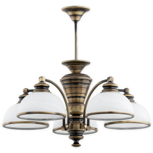 Люстра Lemir Lighting O3185 W5 PAT Pelion patyna E27 5x60W IP20