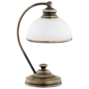 Настільна лампа Lemir Lighting O3188 L1 PAT Pelion patyna E27 1x60W IP20