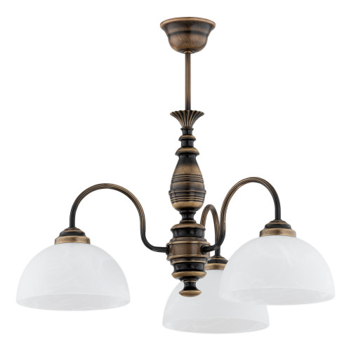 Люстра Lemir Lighting O3193 W3 PAT Felix patyna E27 3x60W IP20