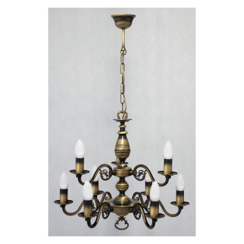 Люстра Lemir Lighting O3323 P2 W9 PAT Ventuno patyna E14 9x15W IP20