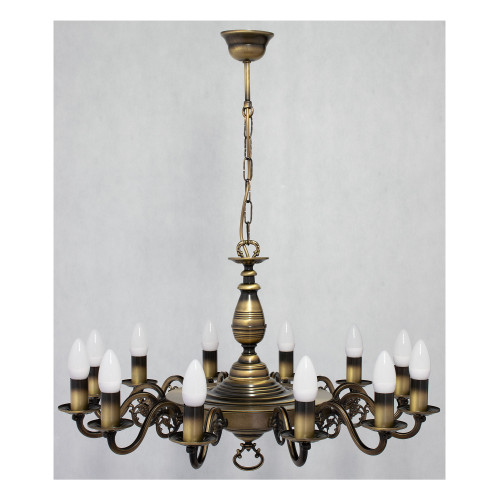Люстра Lemir Lighting O3324 P1 W12 PAT Ventuno patyna E14 12x15W IP20