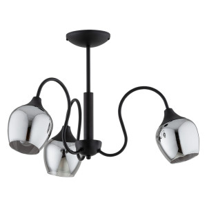 Люстра Lemir Lighting O3333 W3 CZA Julietta czarny matowy E27 3x60W IP20