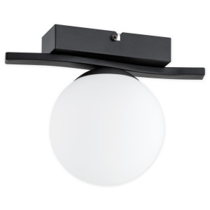Світильник стельовий Lemir Lighting O3351 P1 CZA Stella czarny matowy E14 1x40W IP20