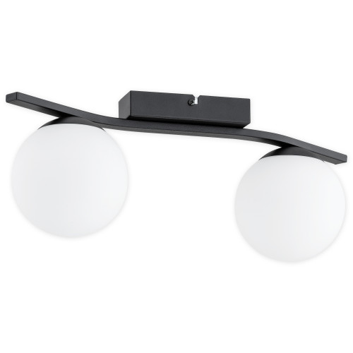 Люстра стельова Lemir Lighting O3352 P2 CZA Stella czarny matowy E14 2x40W IP20