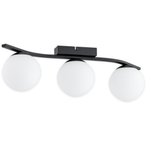 Люстра стельова Lemir Lighting O3353 P3 CZA Stella czarny matowy E14 3x40W IP20