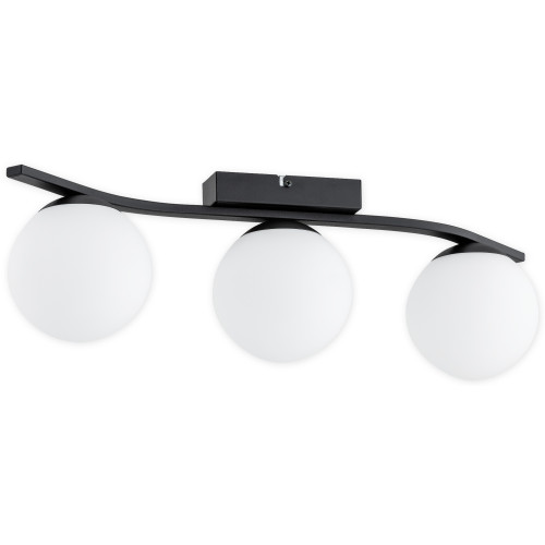 Люстра стельова Lemir Lighting O3353 P3 CZA Stella czarny matowy E14 3x40W IP20
