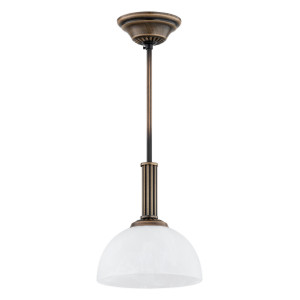 Підвісна люстра Lemir Lighting O3382 W1 PAT Delos patyna E27 1x60W IP20
