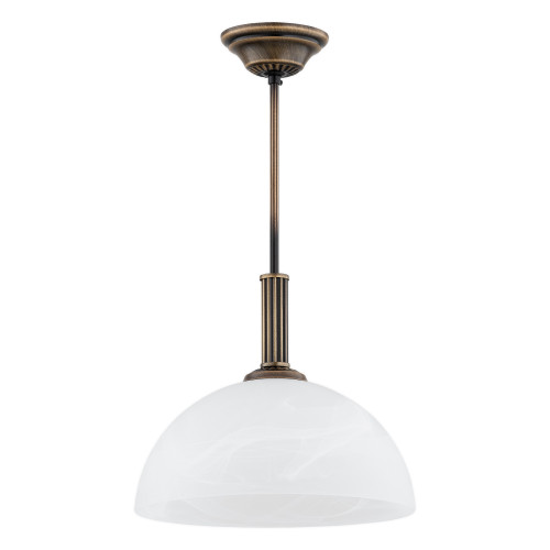 Підвісна люстра Lemir Lighting O3387 W1 PAT Delos patyna E27 1x60W IP20