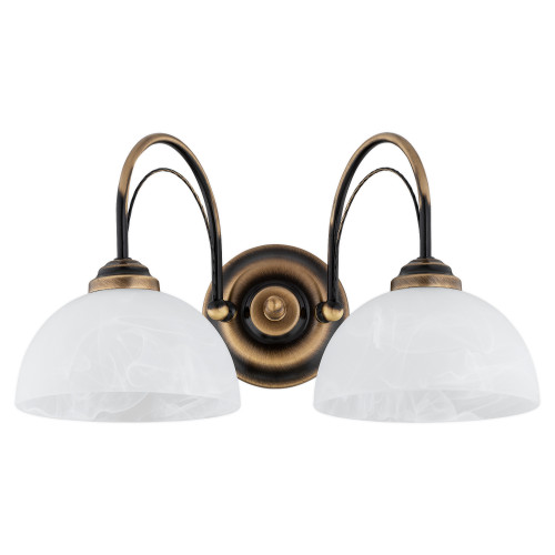 Бра Lemir Lighting O3391 K2 PAT Opal patyna E27 2x60W IP20