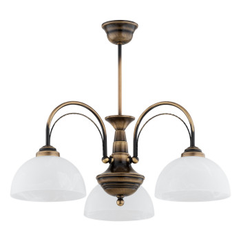 Люстра Lemir Lighting O3393 W3 PAT Opal patyna E27 3x60W IP20