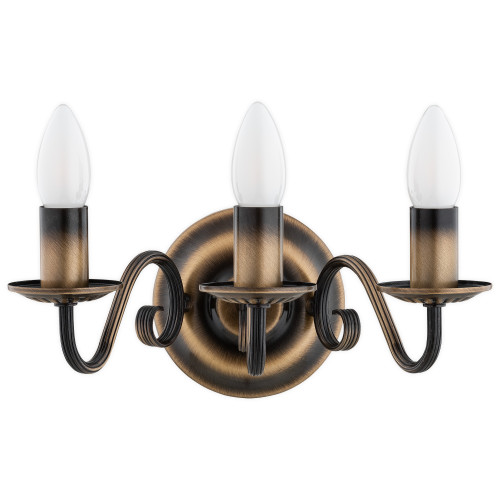 Бра Lemir Lighting O3482 K3 PAT Velita patyna E14 3x60W IP20