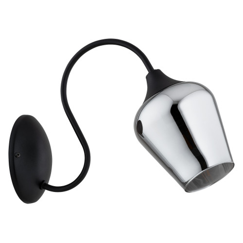 Бра Lemir Lighting O3560 K1 CZA Julia czarny matowy E27 1x60W IP20