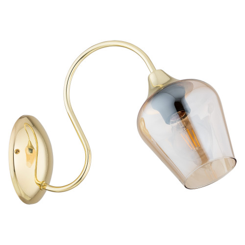 Бра Lemir Lighting O3560 K1 ZL Julia złoty E27 1x60W IP20
