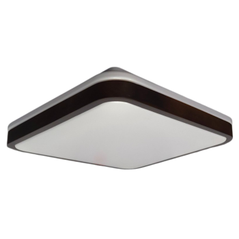 GLOW матовий 60W  391*391*65мм 3000К-6500К з ДК горіх