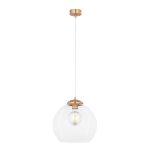 Jupiter 1785 - AS 1 - Підвісна люстра ASTI 1xE27/60W/230V мідь
