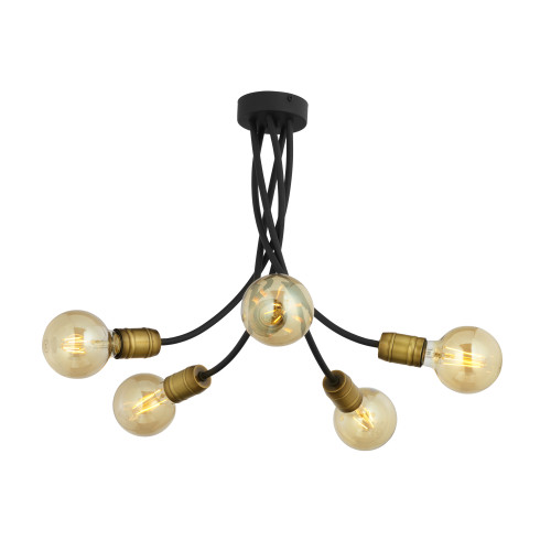 Jupiter 1877 - LU 5 - Пристельова люстра LUCE 5xE27/60W/230V